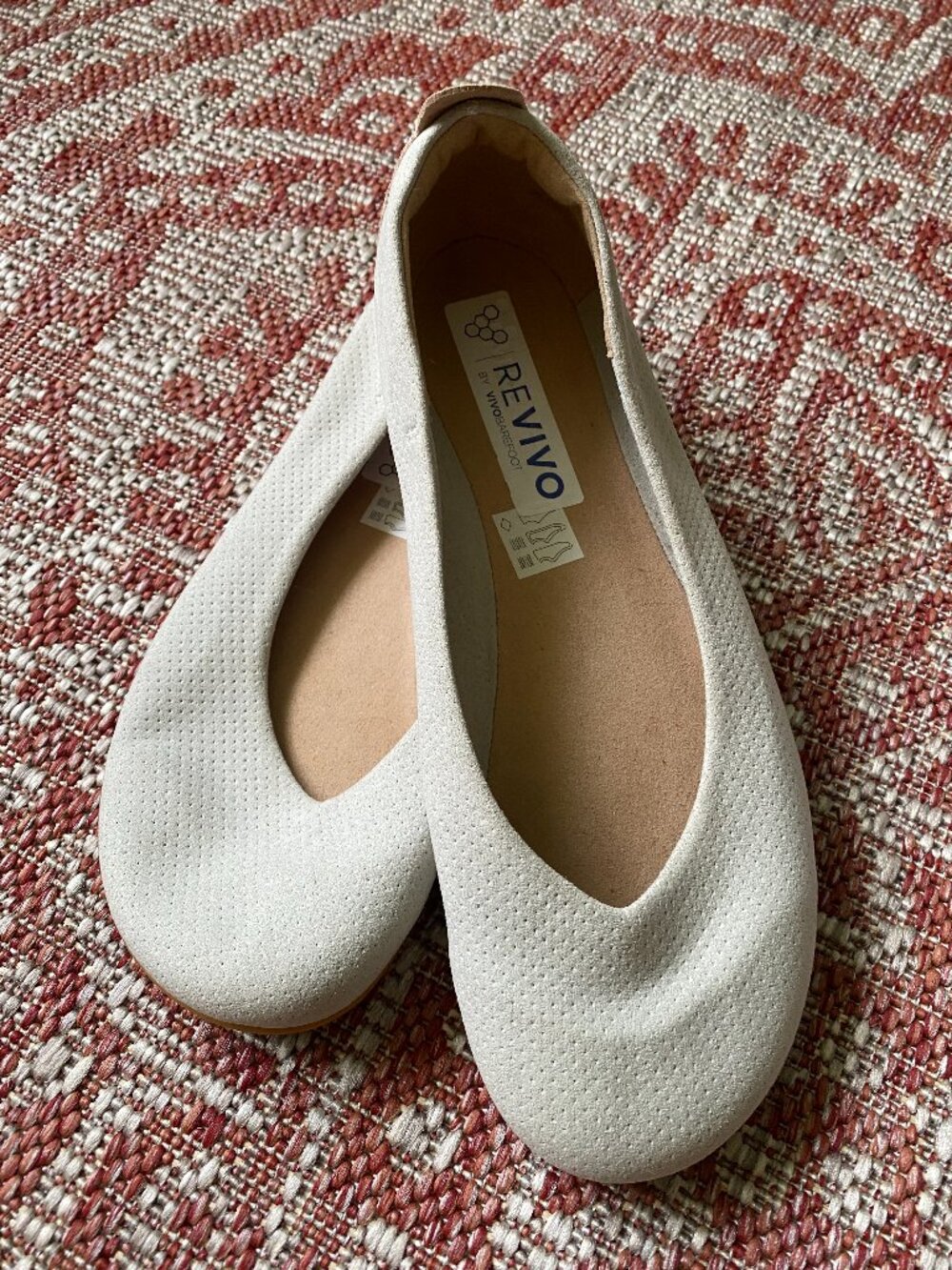 Revivo Slate Grey Barefoot Flats